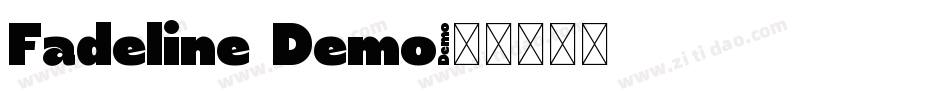 Fadeline Demo字体转换